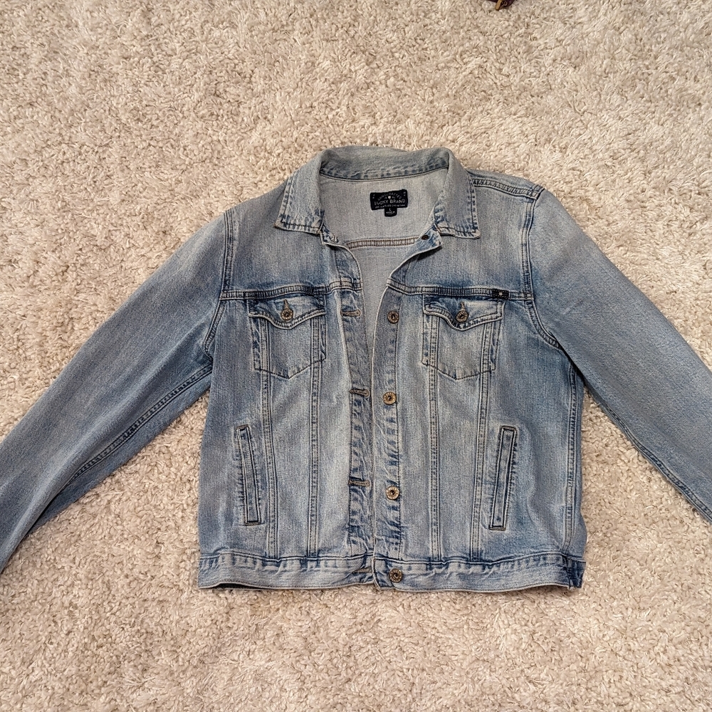 Light wash jean jacket by Lucky Brand